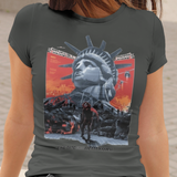 Escape From New York Kurt Russell Snake Plissken Graphic T-Shirt  1981 Sci-Fi Action Movie Tee  RetroPunkDesign