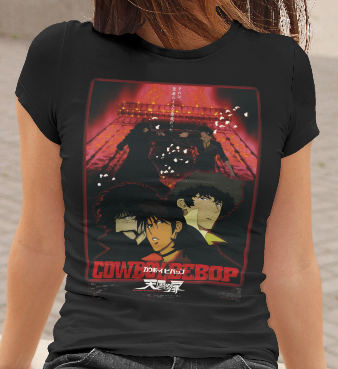Cowboy Bebop Graphic T-Shirt | Retro Anime Space Cowboy Tee | RetroPunkDesign - Retro Punk Design 