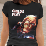 Child’s Play 1988 Graphic T-Shirt | Classic Horror Movie Tee | Chucky Cult Film Apparel | RetroPunkDesign