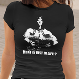 Conan The Barbarian 1982 Arnold Schwarzenegger Graphic T-Shirt | Classic Fantasy Movie Tee | Retro Sword & Sorcery Apparel | RetroPunkDesign