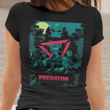 Predator 1987 Arnold Schwarzenegger Graphic T-Shirt | Retro Sci-Fi Action Movie Tee | RetroPunkDesign