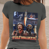 Firewalker 1986 Chuck Norris Graphic T-Shirt  Retro Adventure Movie Tee  80s Action Film Apparel  RetroPunkDesign