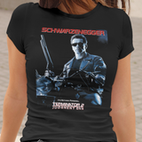 Terminator 2 Judgment Day Thumbs Up Graphic T-Shirt | Arnold Schwarzenegger 1991 Sci-Fi Tee | RetroPunkDesign