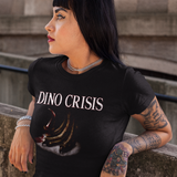 Dino Crisis Graphic T-Shirt | Retro Capcom Gaming Tee | Classic Survival Horror Apparel | RetroPunkDesign