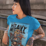 Heavy Metal Blade Babe Graphic T-Shirt  80s Fantasy Magazine Art Tee  RetroPunkDesign