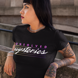 Unsolved Mysteries Graphic T-Shirt | Retro True Crime Paranormal TV Tee | RetroPunkDesign