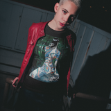 Ninja Scroll Benisato Graphic T-Shirt | 1993 Retro Anime Villain Polyester Tee | RetroPunkDesign