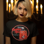 Chopping Mall Graphic T-Shirt | 1986 Killer Robot Horror Movie Tee | RetroPunkDesign - Retro Punk Design 