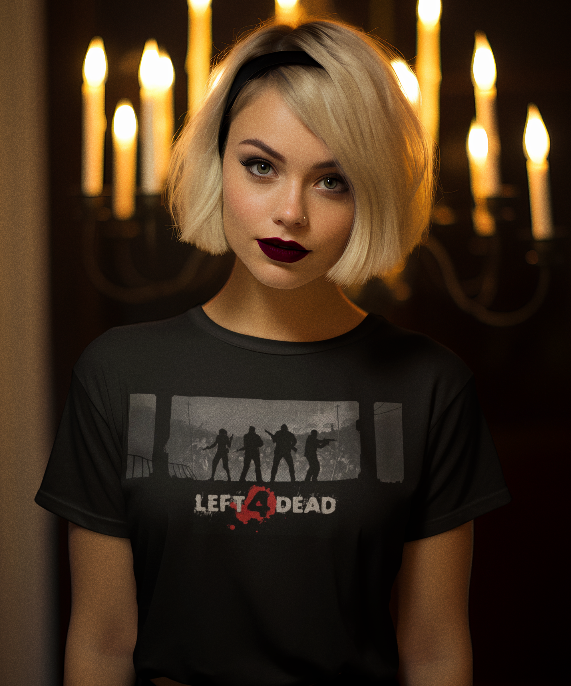 Left 4 Dead Graphic T-Shirt | Classic Zombie FPS Gaming Tee | RetroPunkDesign