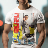 Golgo 13 Assignment Kowloon Sonny Chiba Graphic Tee - Retro Punk Design 