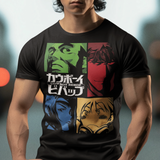 Cowboy Bebop Graphic T-Shirt | Classic Anime Tee | Retro Space Western Apparel | RetroPunkDesign