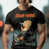 Barb Wire 1996 Pamela Anderson Graphic T-Shirt  90s Action Movie Tee  100% Polyester  RetroPunkDesign