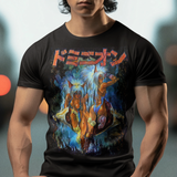 Dominion Tank Police Puma Sisters Graphic T-Shirt  80s Anime Tee