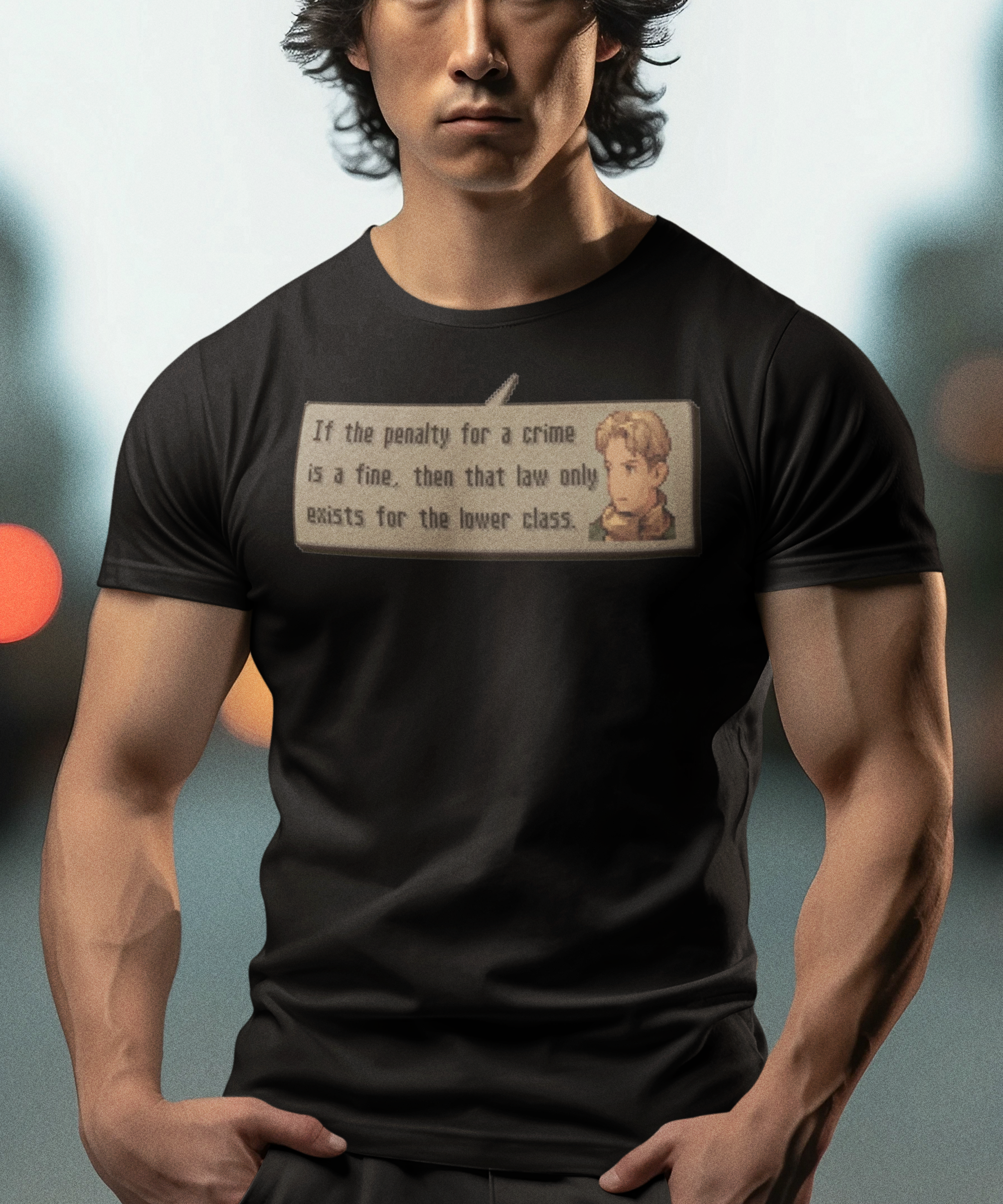 Final Fantasy Tactics Graphic T-Shirt | Retro JRPG Strategy Game Tee | RetroPunkDesign