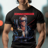The Terminator Arnold Schwarzenegger Graphic T-Shirt | 1984 Sci-Fi Action Movie Tee | RetroPunkDesign