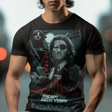 Escape From New York Snake Plissken Kurt Russell Graphic T-Shirt  1981 Sci-Fi Movie Tee RetroPunkDesign