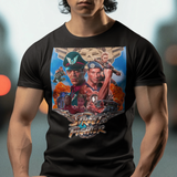 Street Fighter II 1994 Jean-Claude Van Damme Graphic T-Shirt | Classic Action Movie Tee | Retro Gaming Apparel | RetroPunkDesign