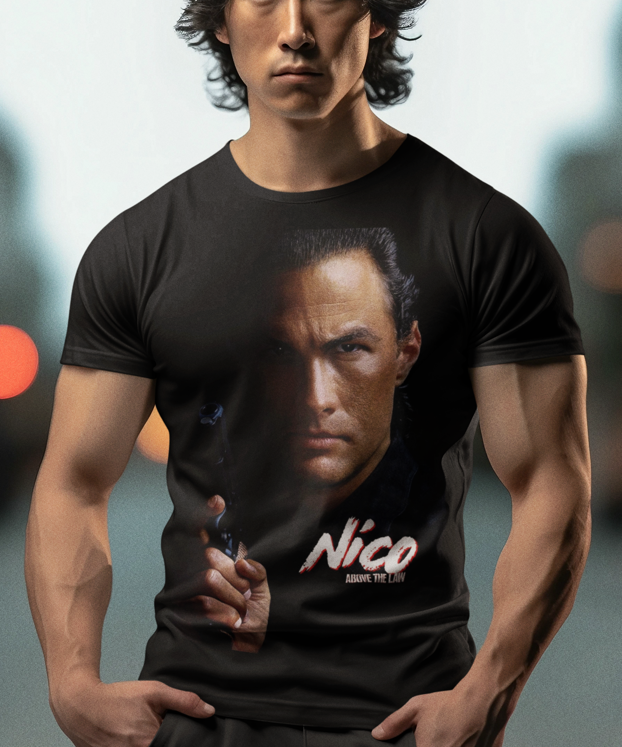 Above the Law 1988 Steven Seagal Graphic T-Shirt | Classic 80s Action Movie Tee | RetroPunkDesign