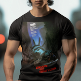 Escape From New York Kurt Russell Snake Plissken Graphic T-Shirt  1981 Sci-Fi Action Movie Tee  RetroPunkDesign