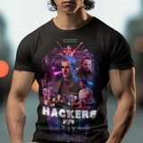 Hackers 1995 Graphic T-Shirt | Retro Cyberpunk Cult Movie Tee | RetroPunkDesign