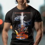 Space Adventure Cobra Graphic T-Shirt Retro Anime Sci - Retro Punk Design 