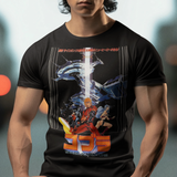 Space Adventure Cobra Graphic T-Shirt Retro Anime Sci - Retro Punk Design 