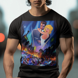 Cool World 1992 Graphic T-Shirt | Brad Pitt Retro Animation Movie Tee | RetroPunkDesign