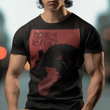 Cowboy Bebop Spike Spiegel Graphic T-Shirt | Retro Anime Tee | Space Bounty Hunter Apparel | RetroPunkDesign