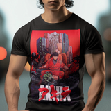 Akira Graphic Tee Cyberpunk Anime T Shirt Retro 80s Manga Apparel