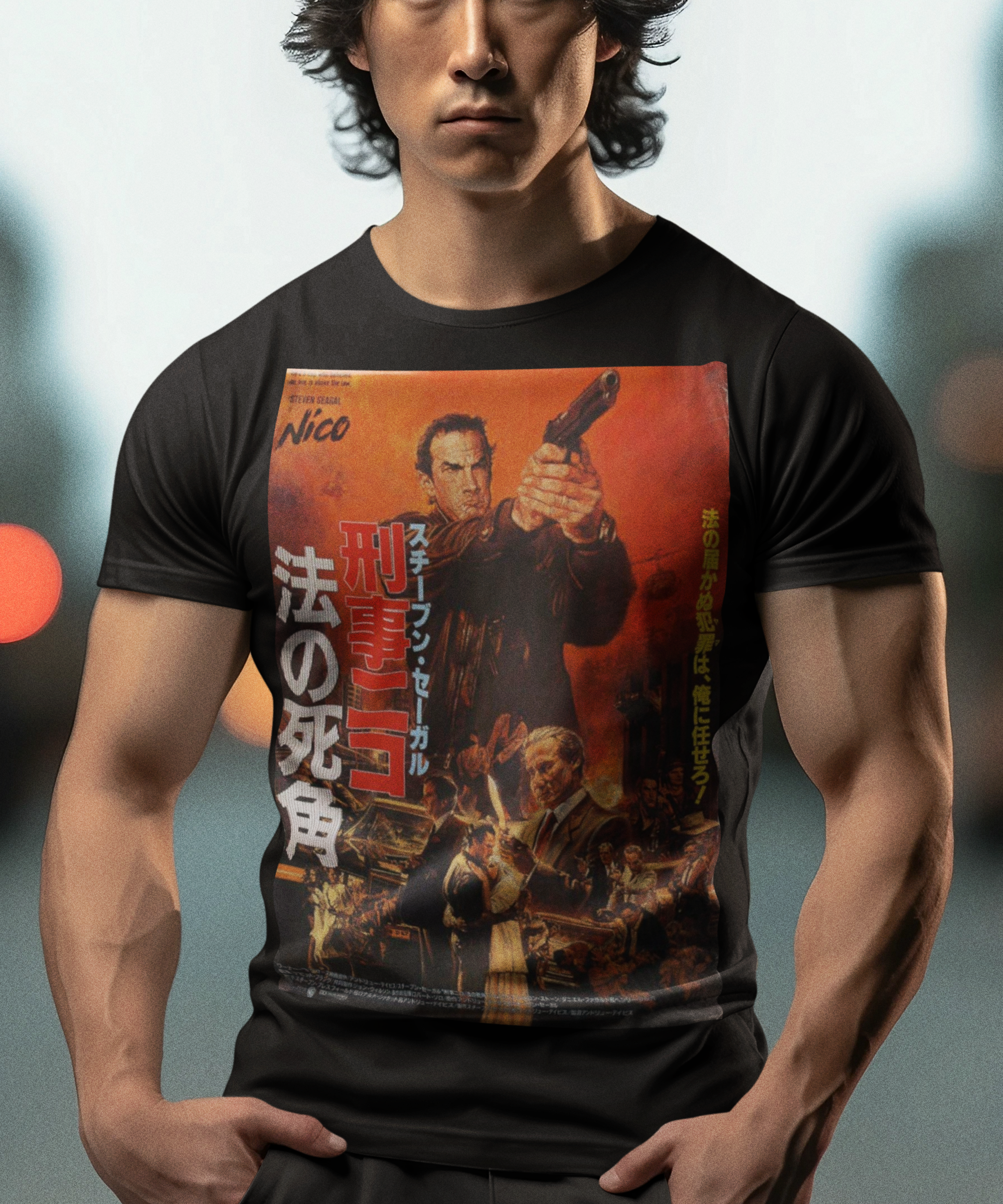 Above the Law 1988 Steven Seagal Graphic T-Shirt | Retro 80s Action Movie Tee | RetroPunkDesign