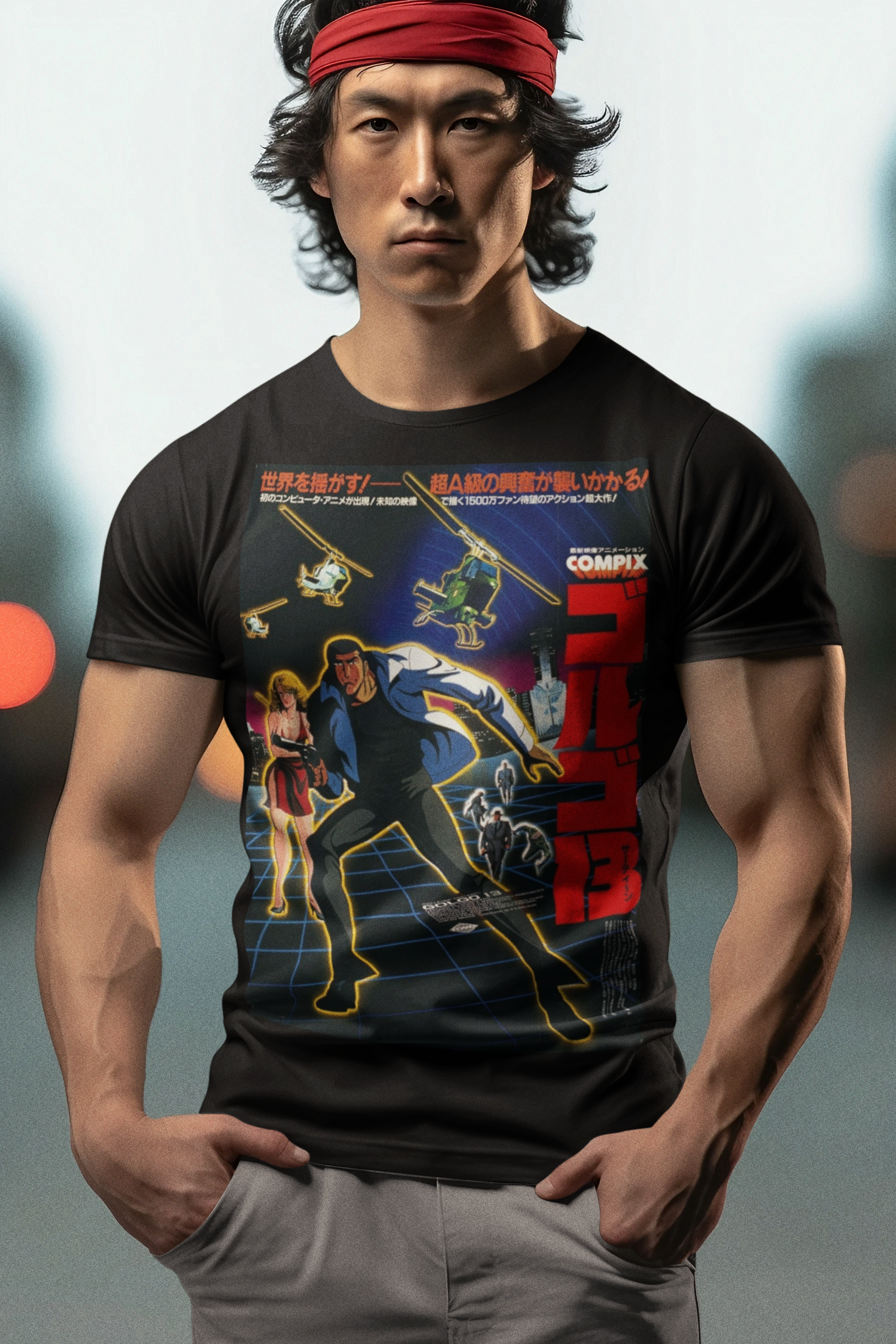 Golgo 13 The Professional Graphic Tee - Retro Punk Design 