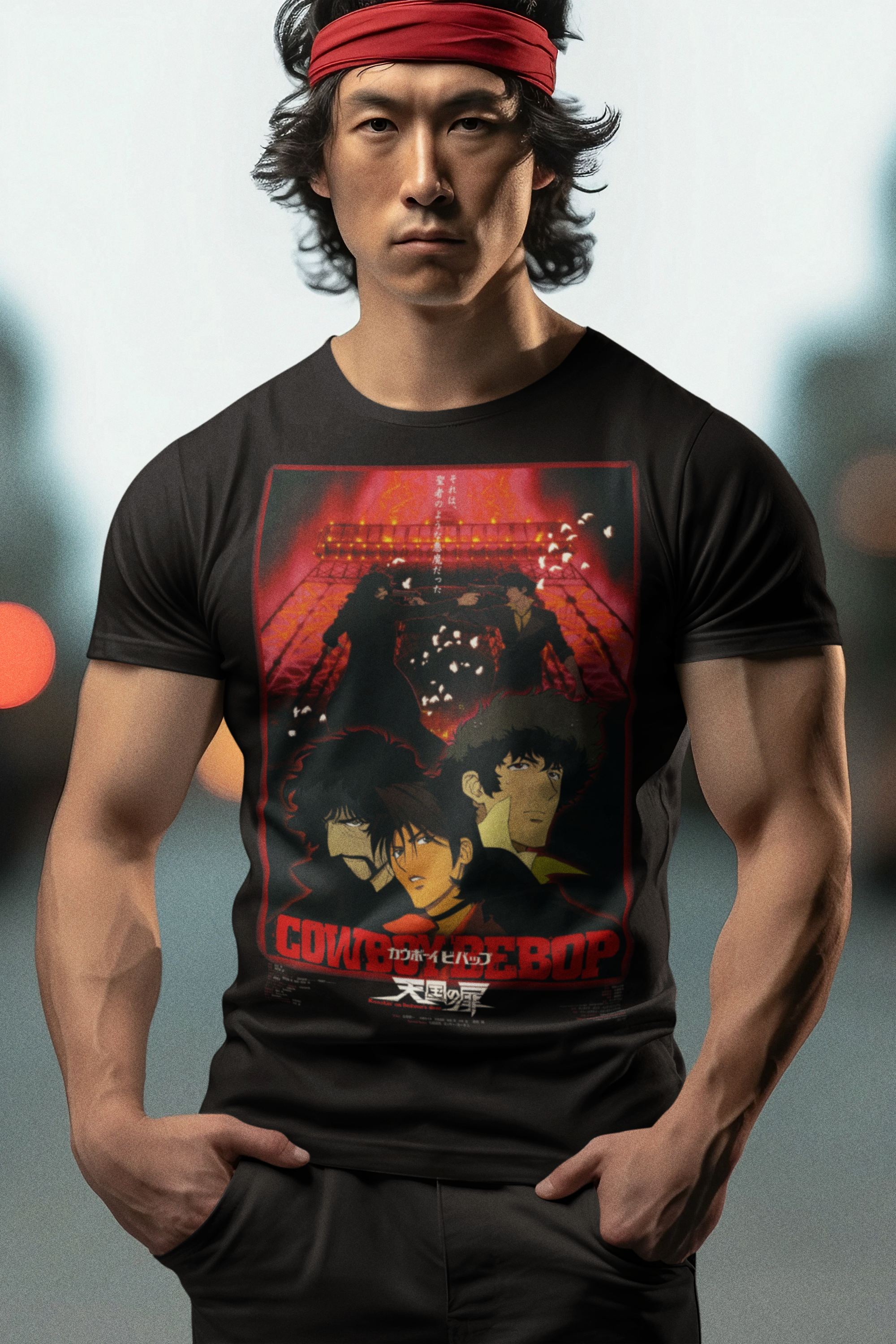 Cowboy Bebop Graphic T-Shirt | Retro Anime Space Cowboy Tee | RetroPunkDesign - Retro Punk Design 