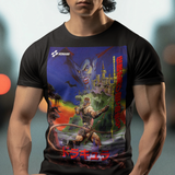 Castlevania Graphic T-Shirt | Retro Gothic Vampire Hunter Polyester Tee | RetroPunkDesign