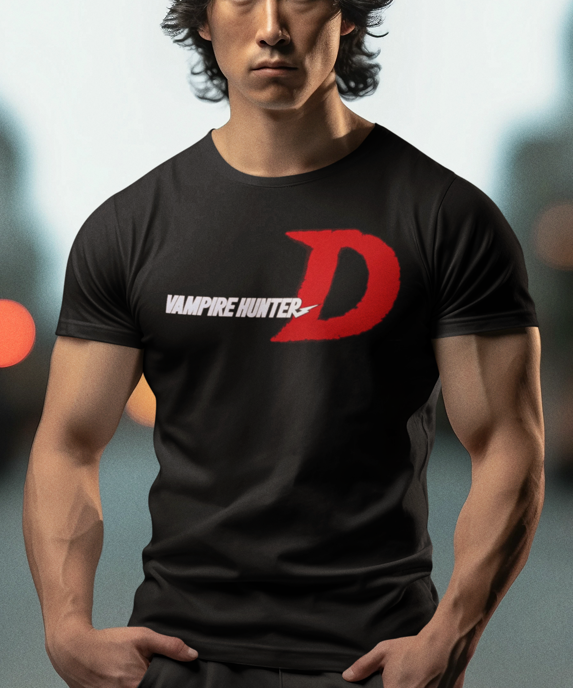 Vampire Hunter D Graphic T-Shirt | Classic 80s Anime Gothic Horror Tee | RetroPunkDesign