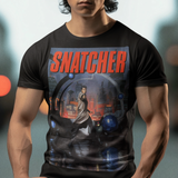 Snatcher 1988 Graphic T-Shirt | Hideo Kojima Cyberpunk Polyester Tee | RetroPunkDesign