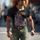 Double Dragon II The Revenge Graphic T-Shirt  Retro Arcade Game Tee  Classic NES Apparel  RetroPunkDesign