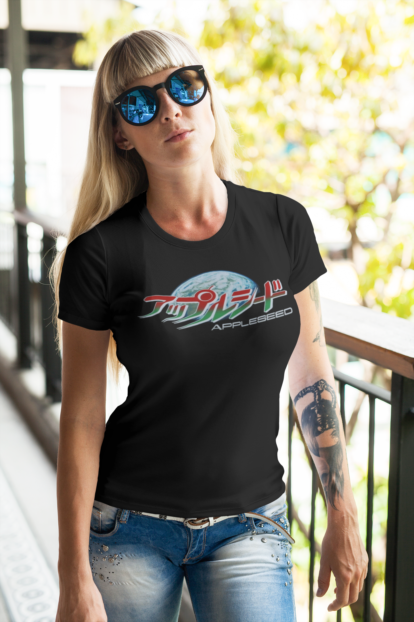 Appleseed Anime Graphic T-Shirt Masamune Shirow Cyberpunk Tee - Retro Punk Design 