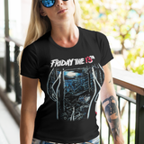 Friday the 13th Graphic T-Shirt  Jason Voorhees Horror Movie Tee  80s Slasher Apparel  RetroPunkDesign