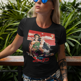 Crying Freeman Anime Graphic T-Shirt  108 Dragons Manga