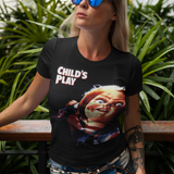 Child’s Play 1988 Graphic T-Shirt | Classic Horror Movie Tee | Chucky Cult Film Apparel | RetroPunkDesign