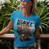 Heavy Metal Blade Babe Graphic T-Shirt  80s Fantasy Magazine Art Tee  RetroPunkDesign