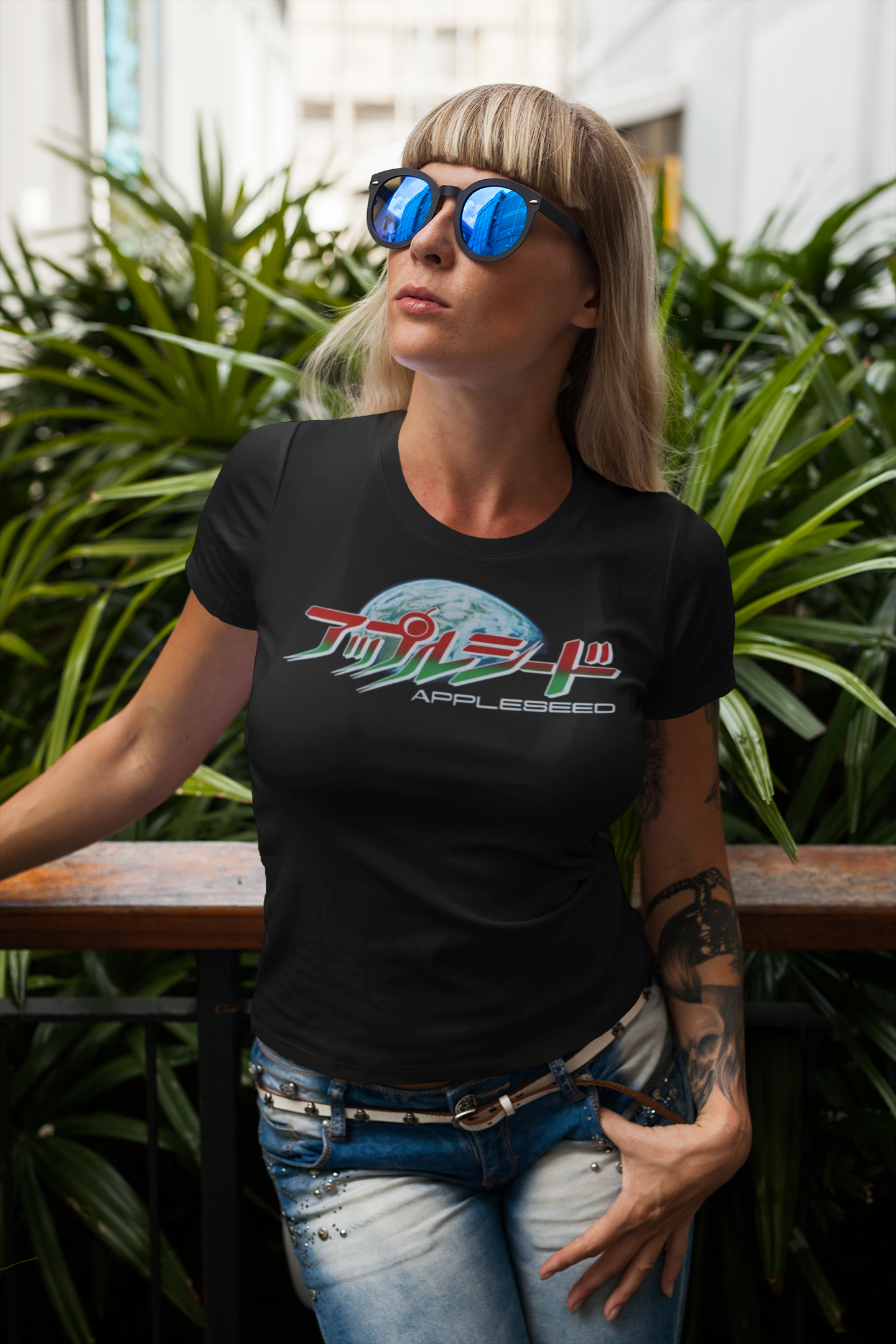 Appleseed Anime Graphic T-Shirt Masamune Shirow Cyberpunk Tee - Retro Punk Design 