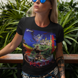 Castlevania Graphic T-Shirt | Retro Gothic Vampire Hunter Polyester Tee | RetroPunkDesign
