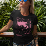 Cowboy Bebop Spike Spiegel Graphic T-Shirt | Retro Anime Space Cowboy Tee | RetroPunkDesign - Retro Punk Design 