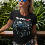 Friday the 13th Graphic T-Shirt  Jason Voorhees Horror Movie Tee  80s Slasher Apparel  RetroPunkDesign