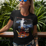 Space Adventure Cobra Graphic T-Shirt Retro Anime Sci - Retro Punk Design 