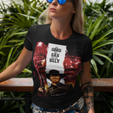The Good The Bad and The Ugly Graphic T-Shirt | Clint Eastwood Retro Western Polyester Tee | RetroPunkDesign - Retro Punk Design 