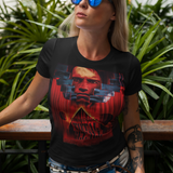 Total Recall Graphic T-Shirt | Arnold Schwarzenegger Retro Sci-Fi Polyester Tee | RetroPunkDesign - Retro Punk Design 