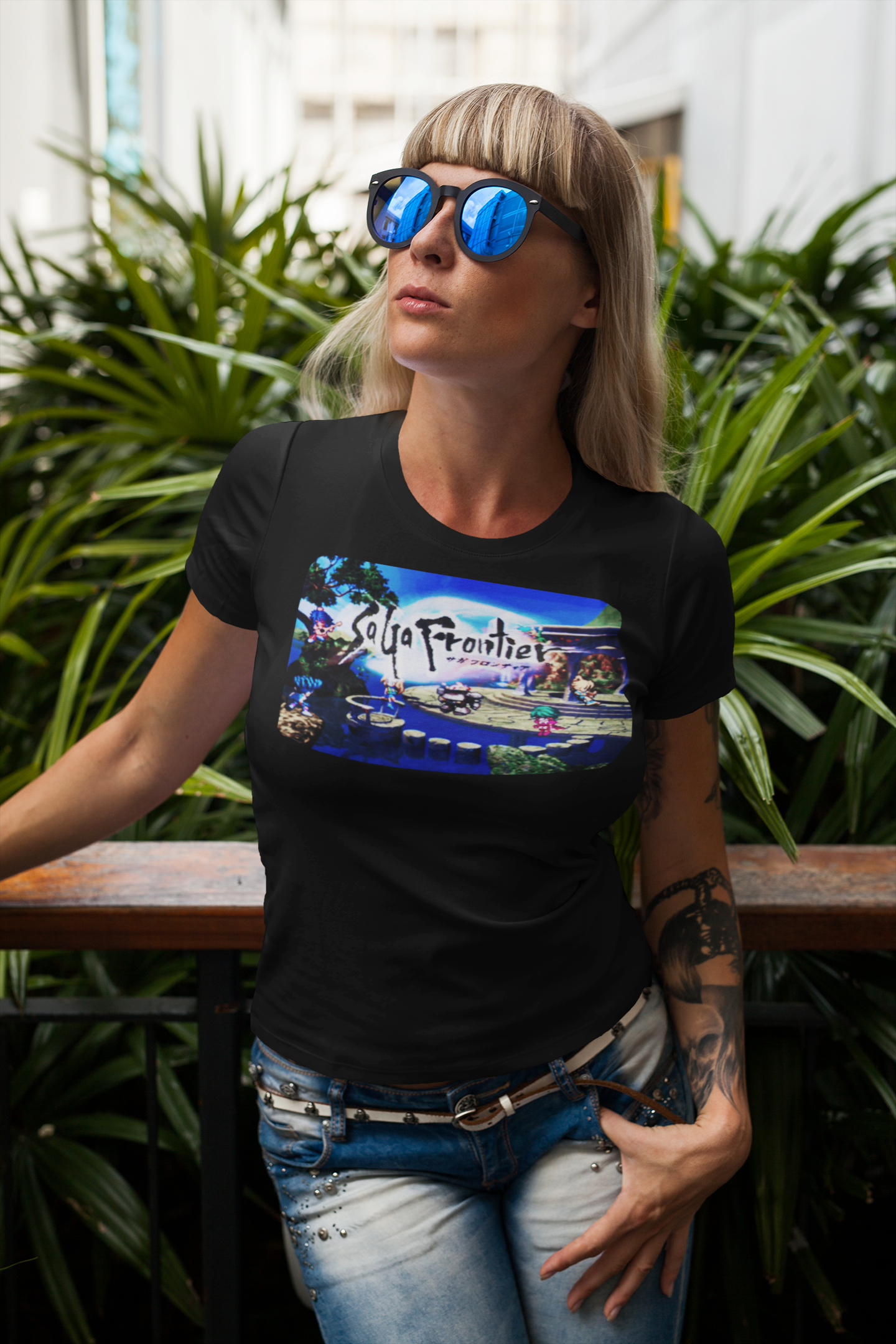 SaGa Frontier Graphic T-Shirt | Retro JRPG PlayStation Classic Tee | RetroPunkDesign - Retro Punk Design 