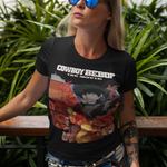 Cowboy Bebop The Movie Graphic T-Shirt | Retro Anime Sci-Fi Action Tee | RetroPunkDesign - Retro Punk Design 